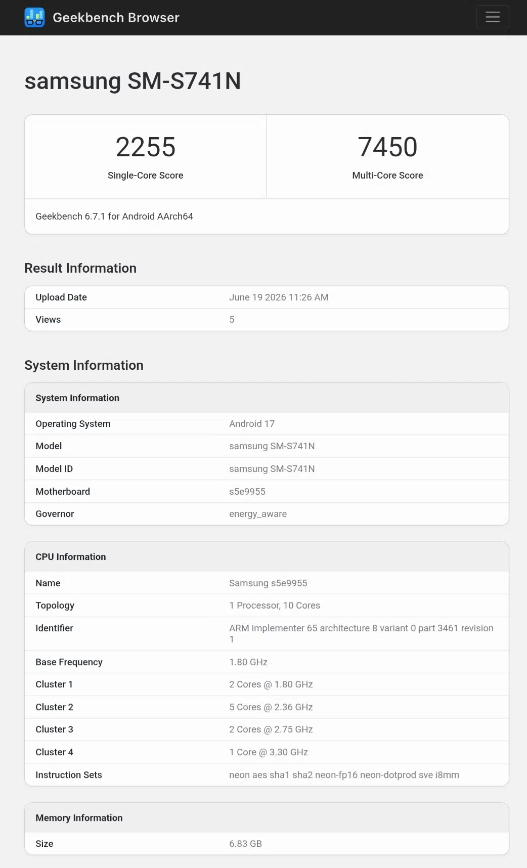 Samsung Galaxy S26 FE