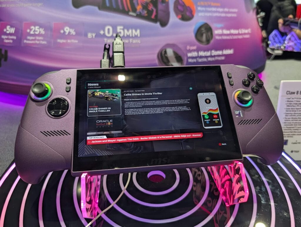 msi Claw 8 EX AI+