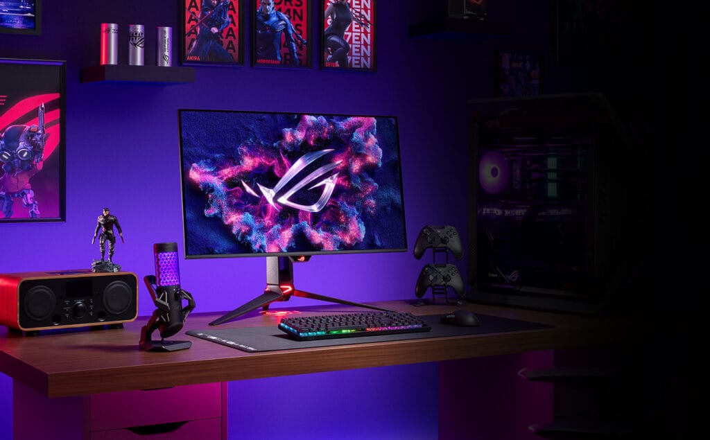 ASUS ROG Swift OLED PG32UCDM monitor gaming QD-OLED 4K