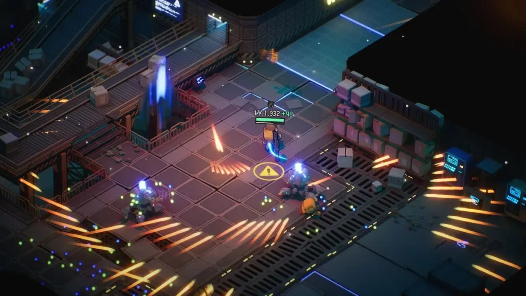 Enfrentamiento contra varios enemigos en Ascend to ZERO.