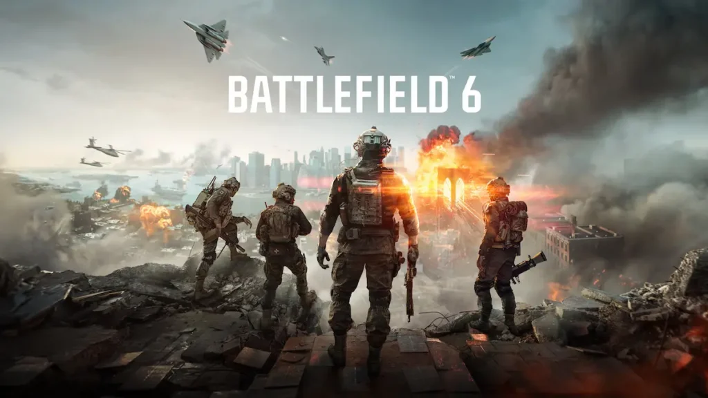Batalla con vehículos en Battlefield 6.
