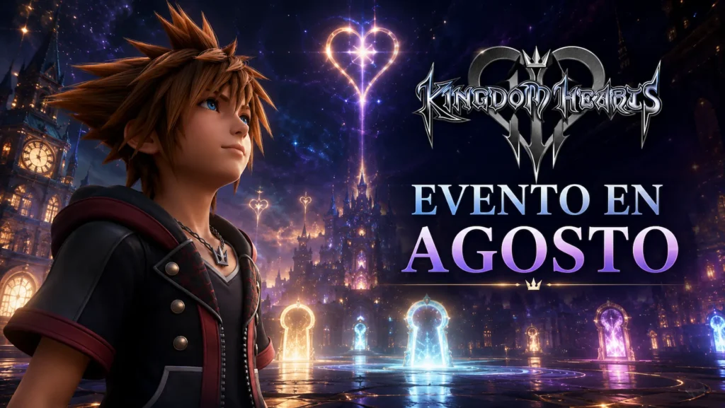 Evento especial de Kingdom Hearts anunciado para agosto con expectativas sobre Kingdom Hearts IV.
