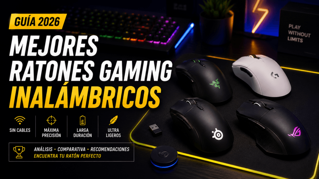 mejores ratones gaming inalámbricos