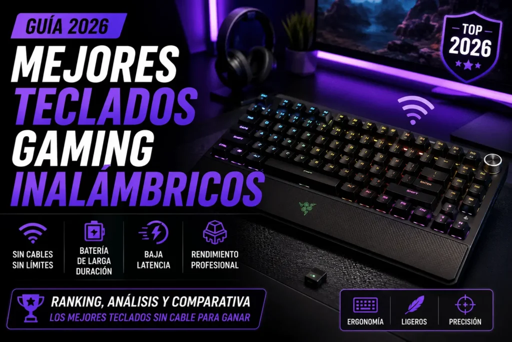 Mejores teclados gaming inalámbricos de 2026