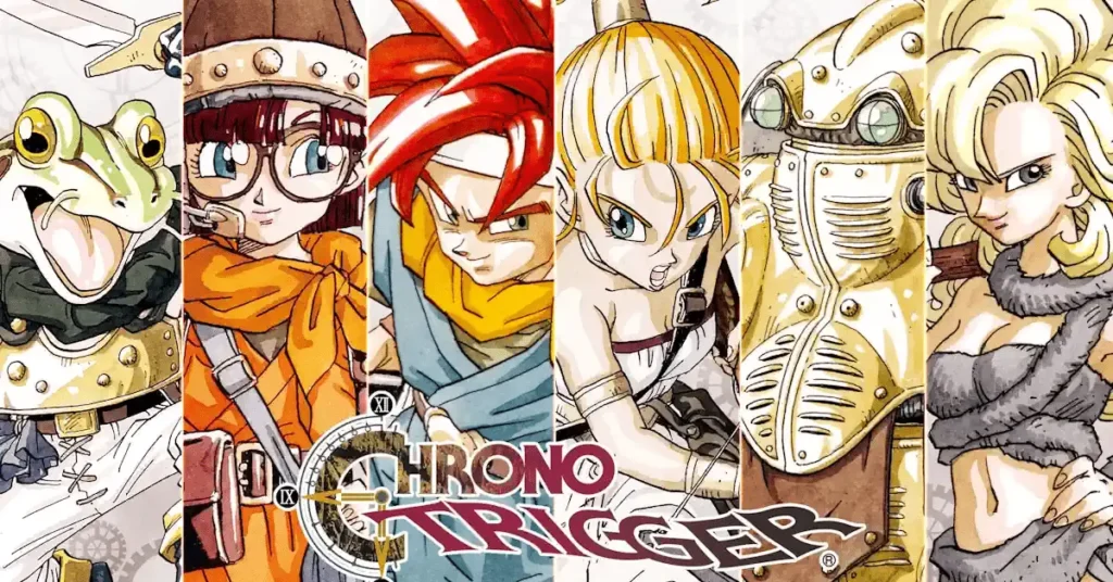 Crono y sus compañeros en Chrono Trigger, uno de los JRPG más influyentes de la historia.