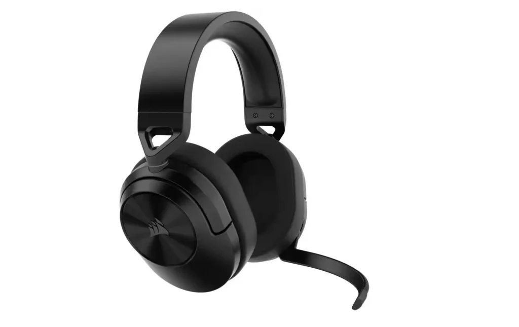 Auriculares Corsair HS55 Stereo con sonido equilibrado y gran comodidad.
