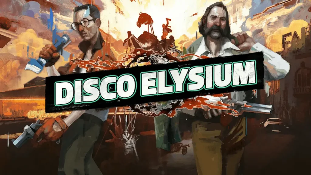 El protagonista de Disco Elysium durante una investigación.