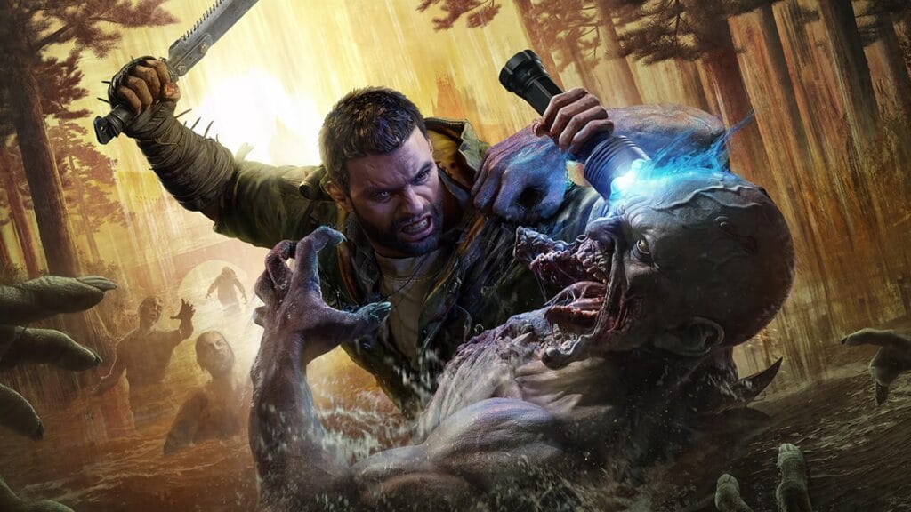 Kyle Crane enfrentándose a varios zombis en Dying Light The Beast para PS5, Xbox Series X y PC.