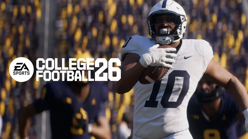 Partido universitario en EA Sports College Football 26.