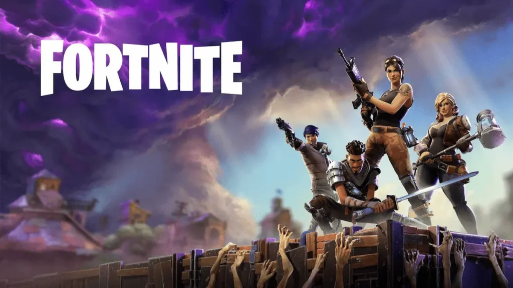 Fortnite partida battle royale competitiva