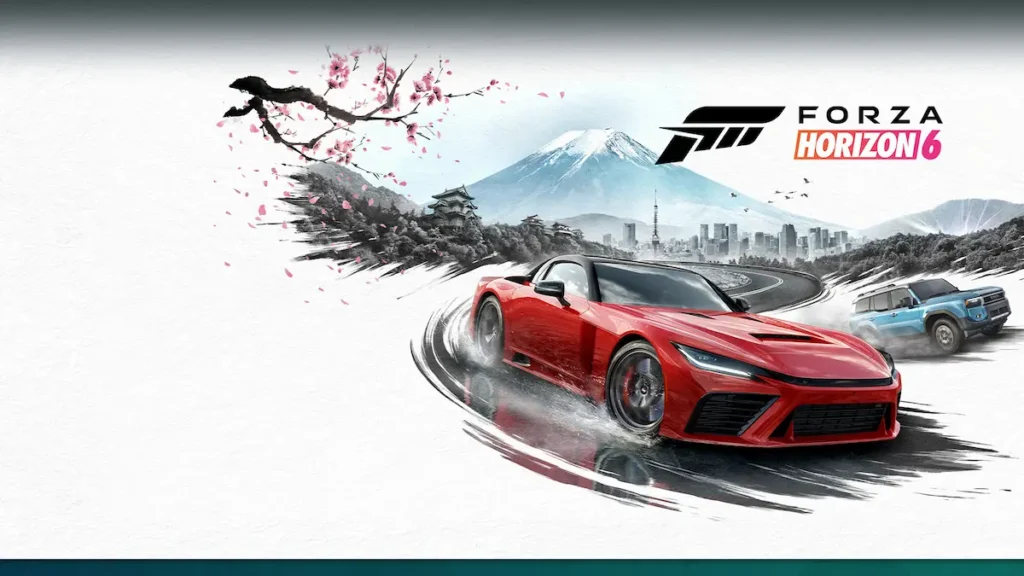 Forza Horizon 6 recorriendo carreteras de mundo abierto.