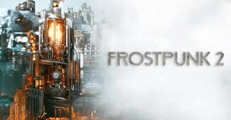 Ciudad helada en Frostpunk 2.