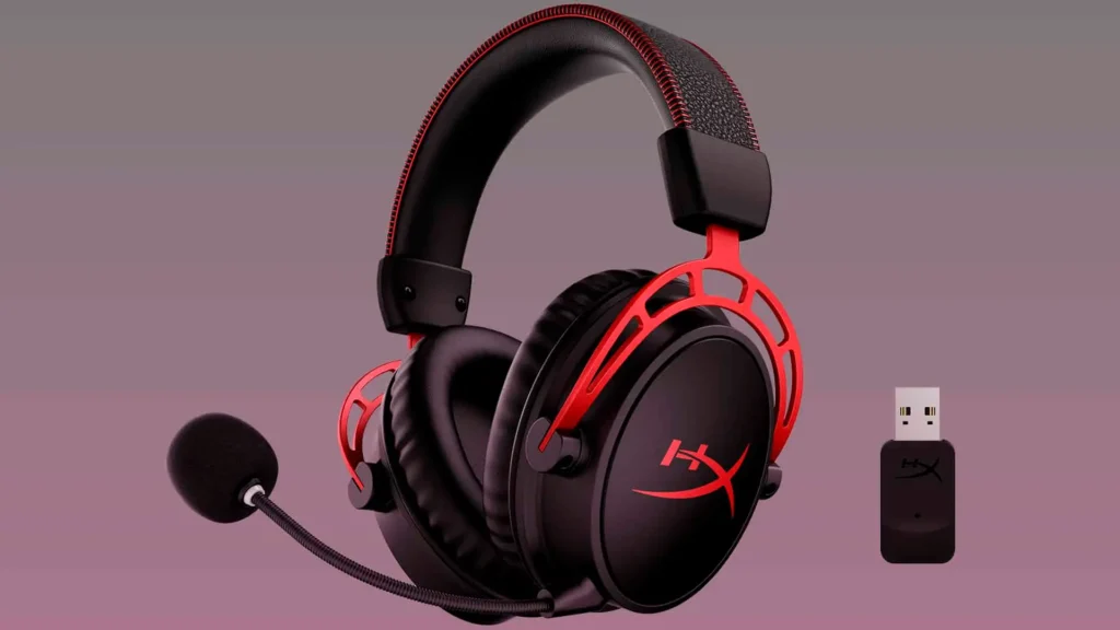 Auriculares HyperX Cloud Alpha Wireless con hasta 300 horas de autonomía.