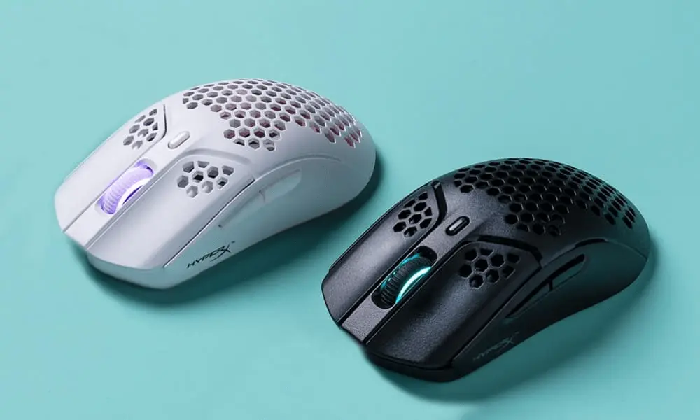 HyperX Pulsefire Haste blanco y negro