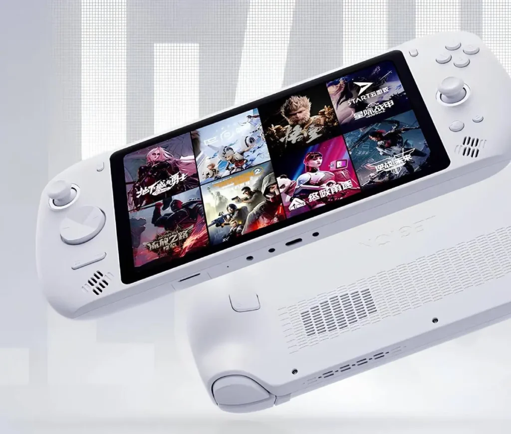 Diseño de la Lenovo Legion C700, la nueva consola portátil de Lenovo enfocada al juego en la nube.