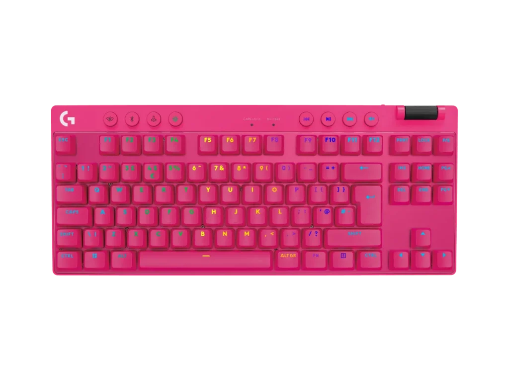 Logitech G Pro X TKL Lightspeed color rosa