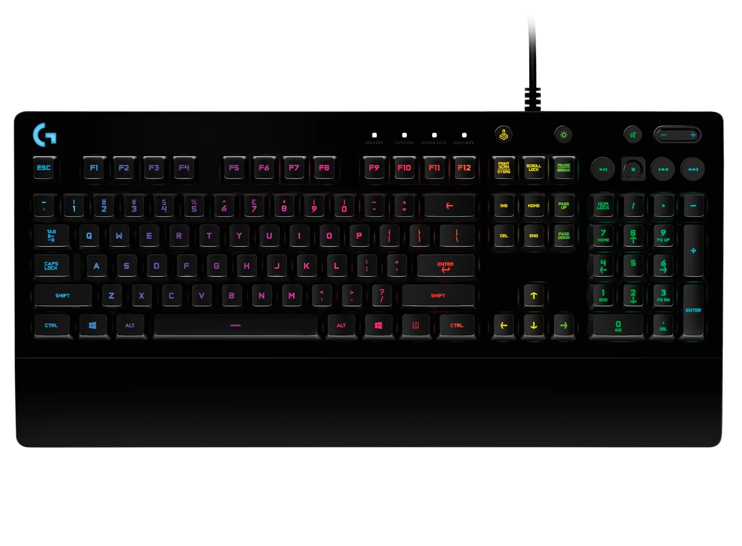 Logitech G213 Prodigy con fondo blanco