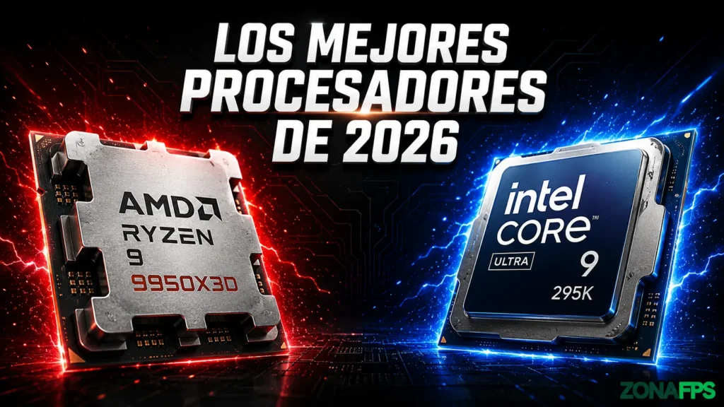 Comparativa entre los mejores procesadores de 2026.