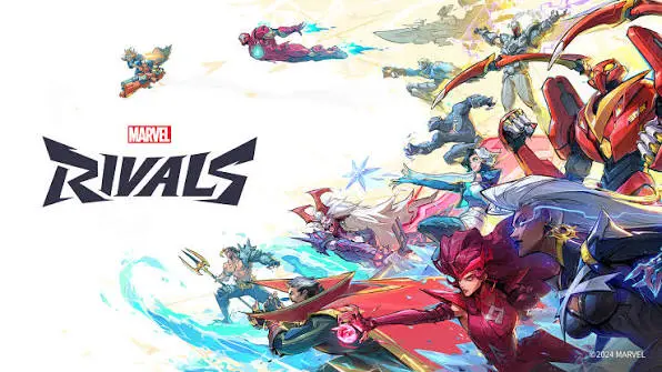 Héroes de Marvel enfrentándose durante una partida de Marvel Rivals.
