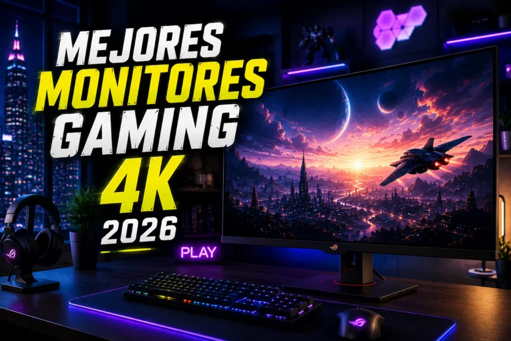 Mejores monitores gaming 4K de 2026