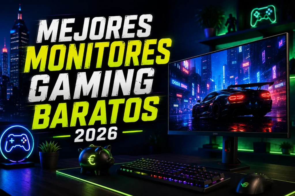 Mejores monitores gaming baratos de 2026