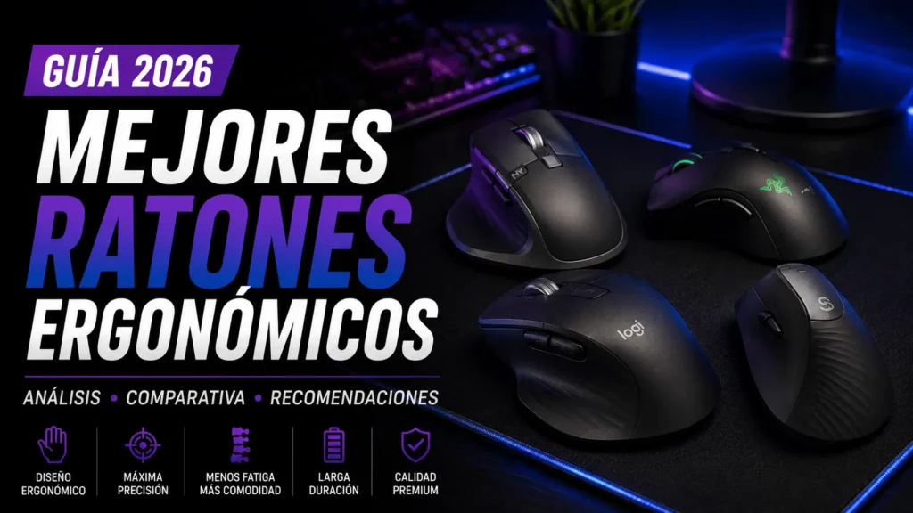 Mejores ratones ergonomicos 2026