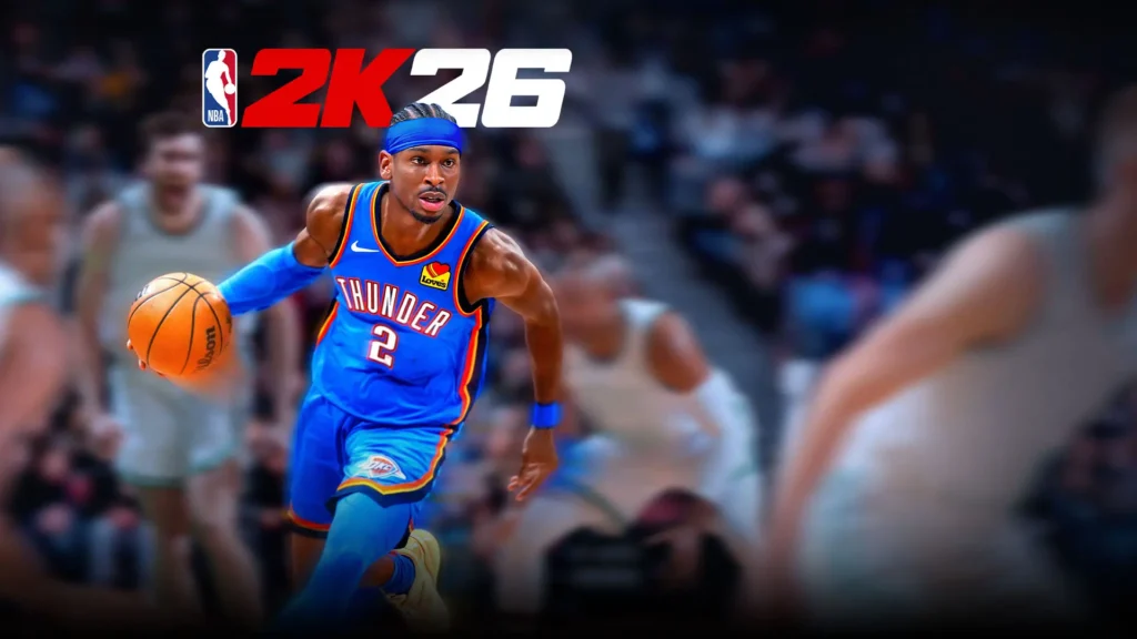 Jugador realizando un mate en NBA 2K26.
