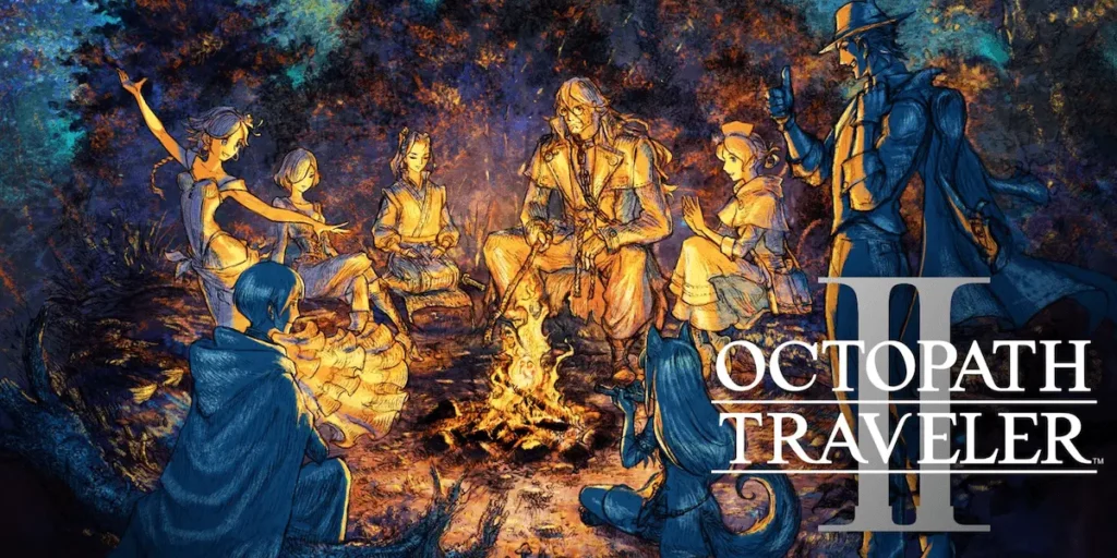 Uno de los protagonistas de Octopath Traveler II con su característico estilo HD-2D.