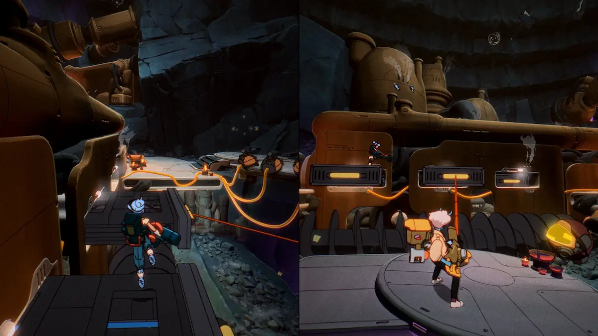 Orbitals mezcla anime retro y cooperación en Nintendo Switch 2