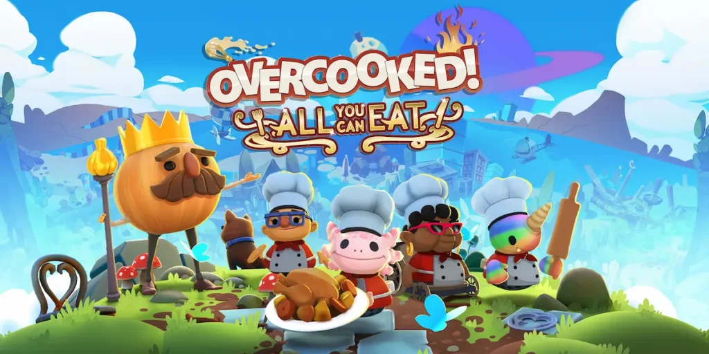 Overcooked All You Can Eat cooperativo caótico en cocina