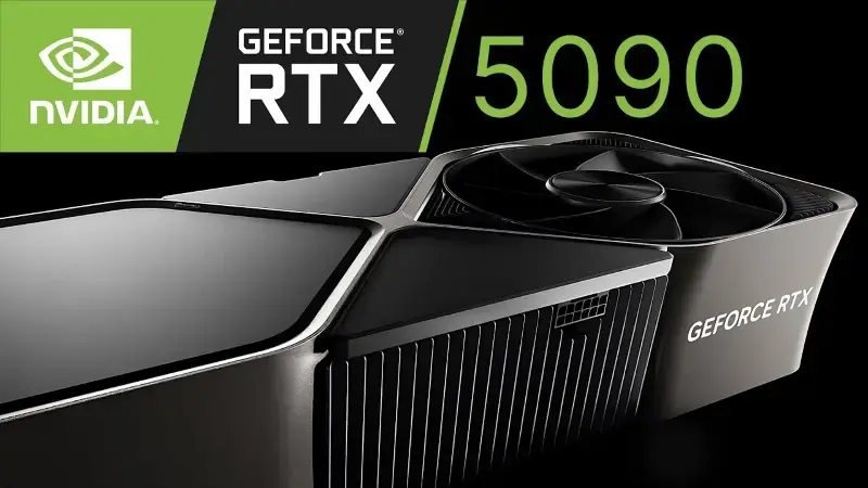 Tarjeta gráfica NVIDIA GeForce RTX 5090 instalada en un ordenador Gaming.