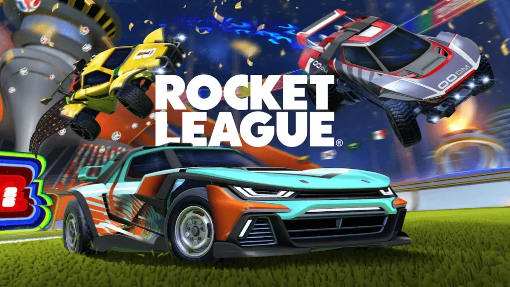 Rocket League partido competitivo online