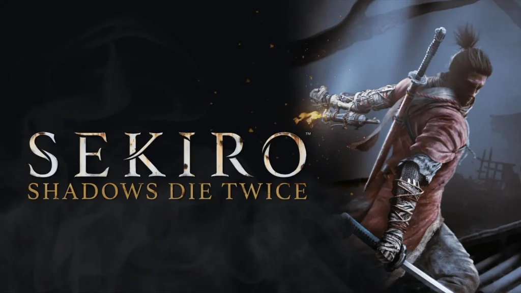 Sekiro enfrentándose a un samurái durante un combate.