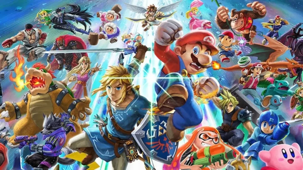 Super Smash Bros Ultimate combate competitivo online