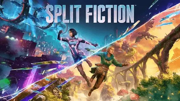 Dos protagonistas colaborando para superar un desafío en Split Fiction.