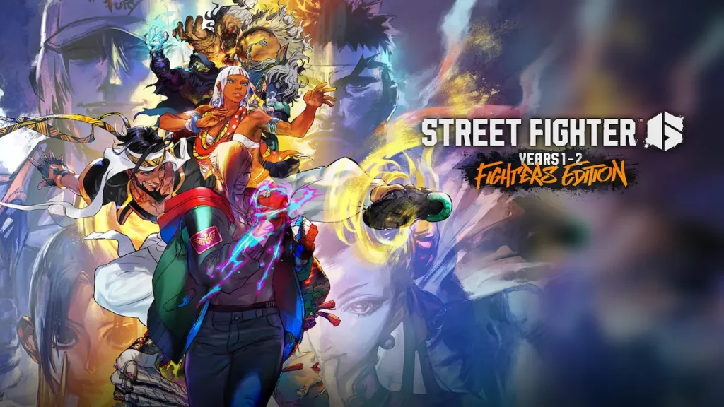 Ryu y Luke enfrentándose durante un combate en Street Fighter 6.
