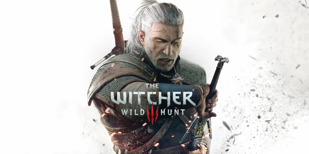 Geralt explorando el mundo abierto de The Witcher 3.