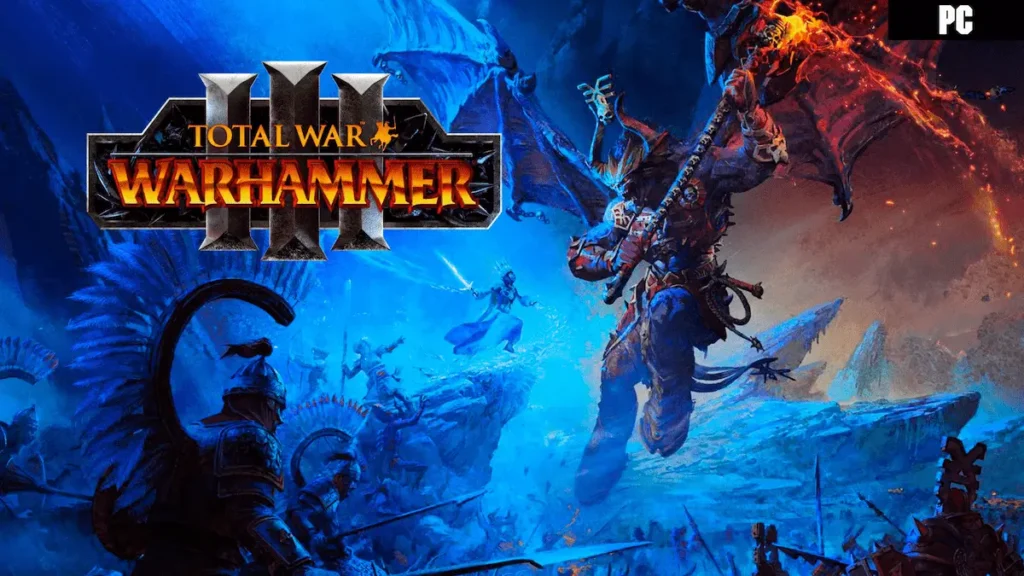 Gran batalla en Total War Warhammer III.