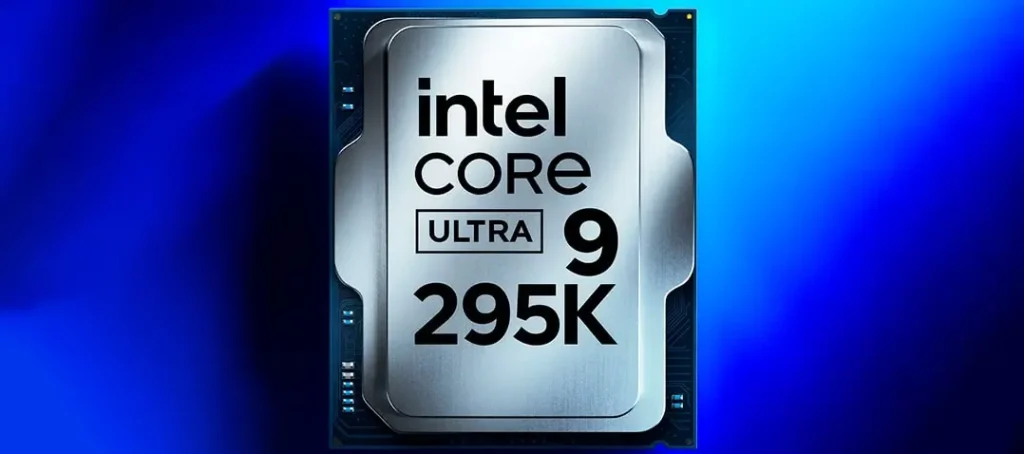 Intel Core Ultra 9 295K sobre una placa base LGA1851.