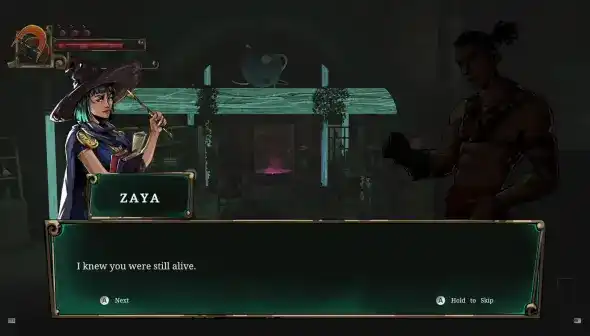 Captura del apartado artístico de Winds of Arcana: Ruination.