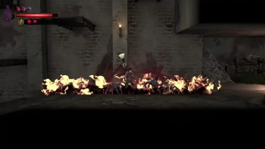 Aryn explorando una antigua fortaleza en Winds of Arcana: Ruination.