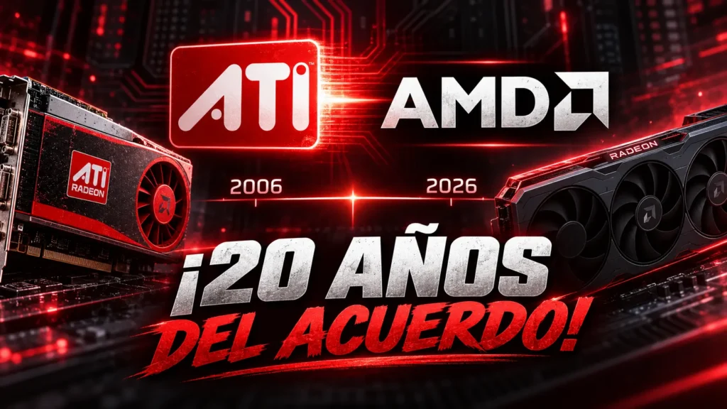 AMD celebra los 20 años del anuncio de la compra de ATI Technologies.