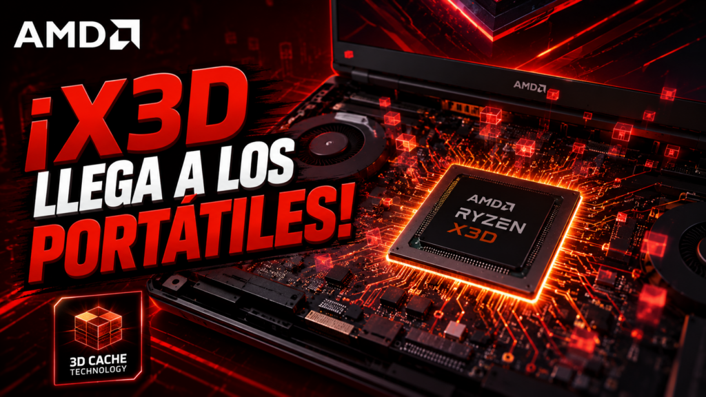 Una filtración apunta al lanzamiento del AMD Ryzen 7 9800HX3D para portátiles gaming.