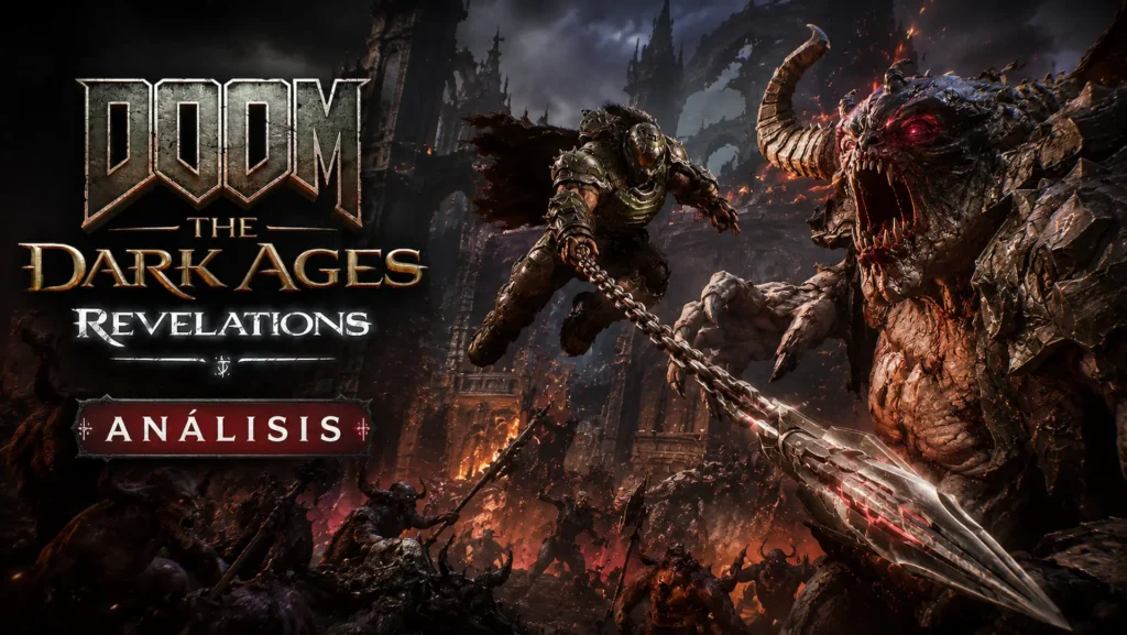 Imagen del análisis de DOOM The Dark Ages Revelations para PC.