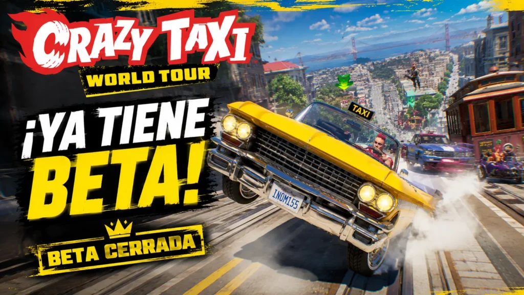 SEGA abrirá una beta cerrada de Crazy Taxi: World Tour del 11 al 13 de septiembre.