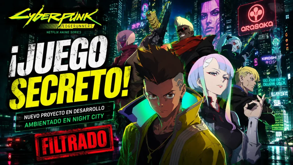 Una filtración revela Project Gemini, un supuesto juego de Cyberpunk: Edgerunners desarrollado por CD Projekt RED y WayForward.