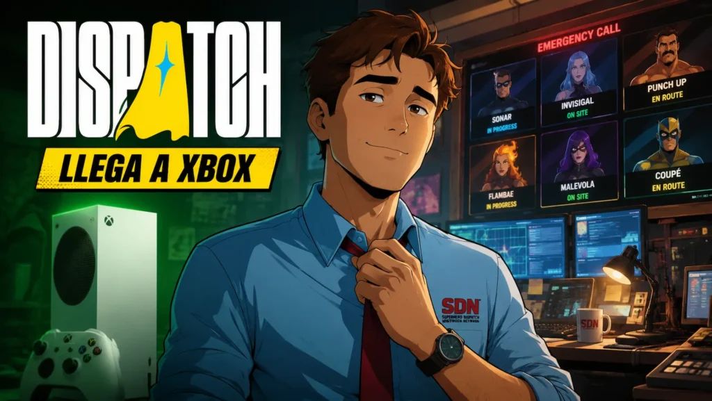 Protagonista de Dispatch con motivo de su lanzamiento en Xbox Series X y Series S.