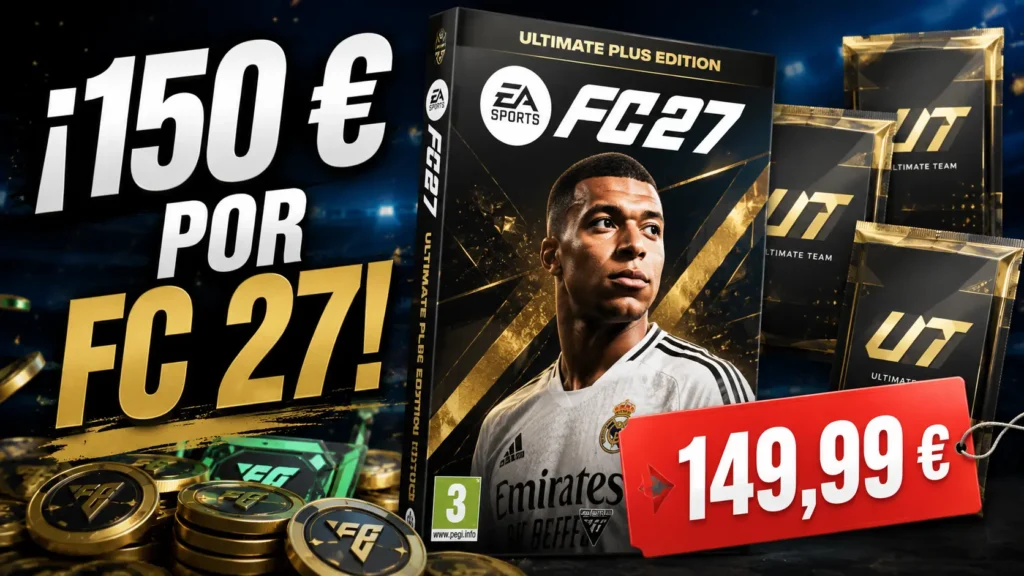 EA Sports FC 27 presenta la Ultimate Plus Edition por 149,99 euros.