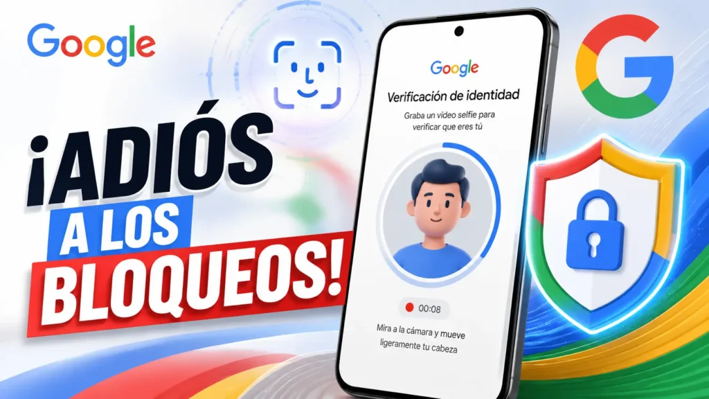 Google introduce la recuperación de cuentas mediante un vídeo selfie.