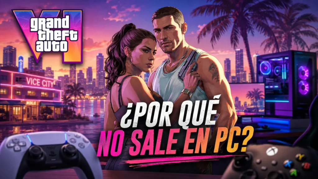 Imagen de GTA 6 relacionada con la explicación de Rockstar sobre el retraso de la versión para PC.